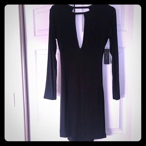 Black long sleeve dress